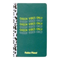 Pukka Planet Soft Cover Notebook Green Vibes Only 192 Pages 130mm x 210mm 90gsm